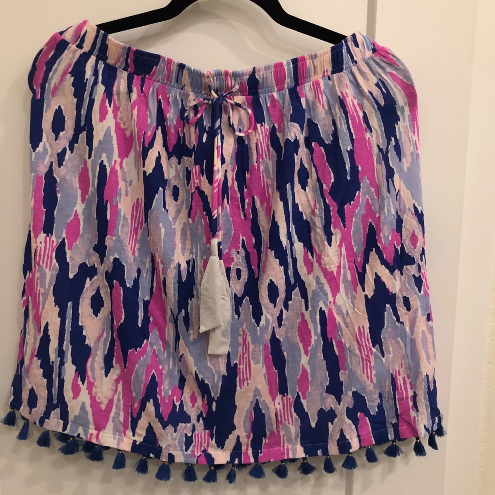 Lilly Pulitzer Tube top with Tassels